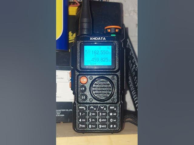 Video thumbnail for XHDATA E-100 FM/AIR/WX/VHF/UHF 2 Way Radio NOAA Weather Band @ 162.550 MHz #xhdata
