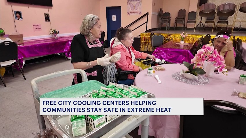 Video thumbnail for Cooling centers open to help vulnerable New Yorkers escape dangerous heat