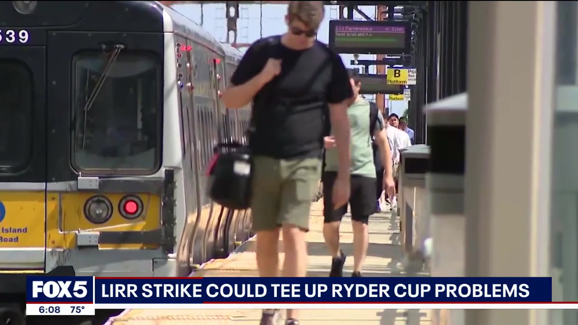 'Video thumbnail for LIRR strike could tee up Ryder Cup problems'