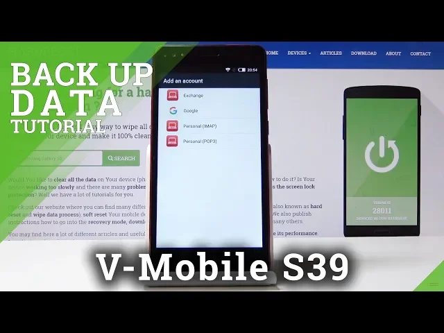 Video thumbnail for Back Up Data V-MOBILE S39 - Enable Google Backup
