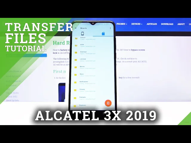 Video thumbnail for How to Transfer Files in Alcatel 3X – Import & Export Data