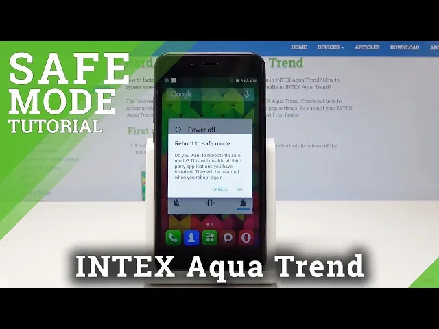 Video thumbnail for Safe Mode INTEX Aqua Trend - How to Enter / Quit Safe Mode