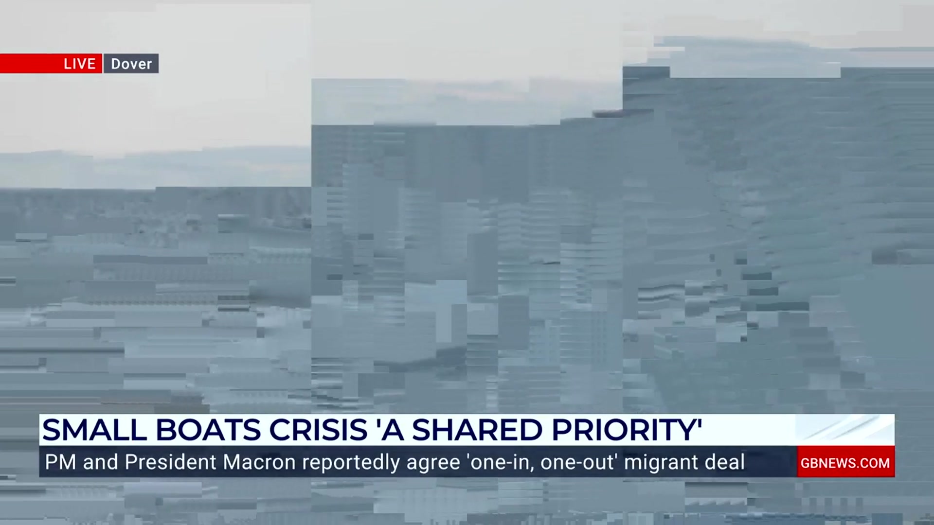 'Video thumbnail for Nigel Farage declares Britain is in 'peril' as Reform leader witnesses migrant boat crossing'