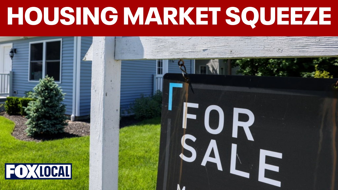 Video thumbnail for Housing market squeeze leaves buyers priced out amid fierce bidding wars