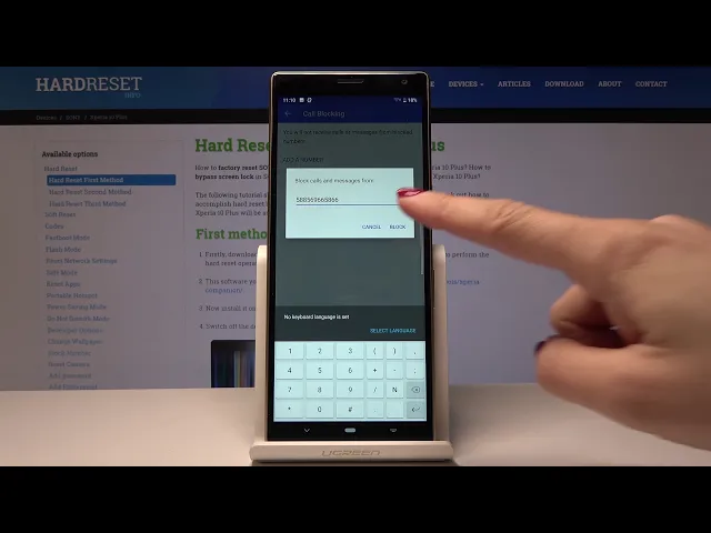 Video thumbnail for How to Block Contact in SONY Xperia 10 Plus - Create Blacklist