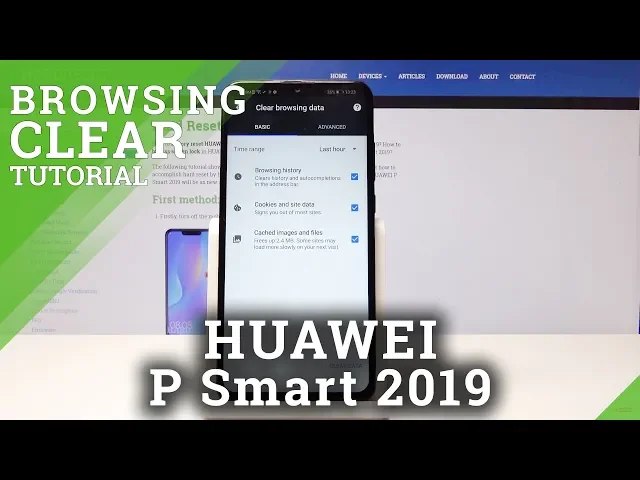 Video thumbnail for How to Clear Browsing Data on HUAWEI P Smart 2019 - Delete History and Cookies