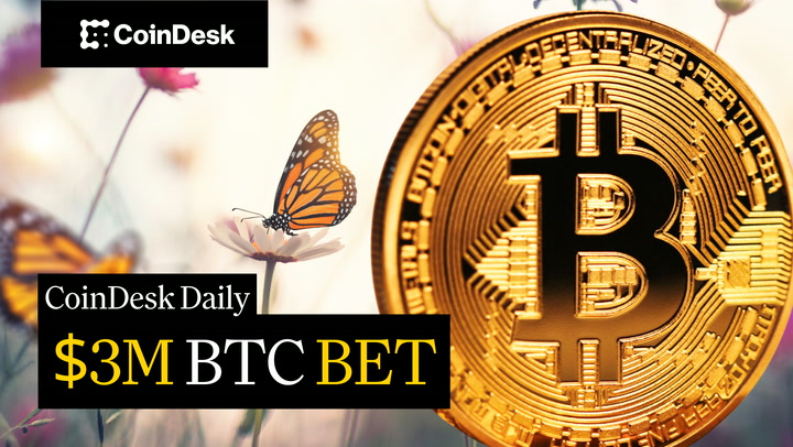 Video thumbnail for Trader bets $3M on Bitcoin hitting $95K by October