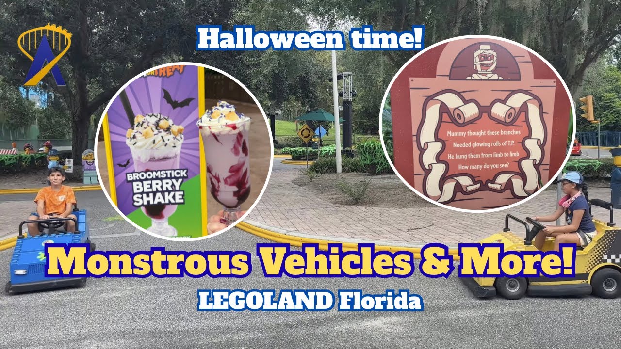 Video thumbnail for LEGOLAND Florida Monstruous Vehicles & Halloween Fun!