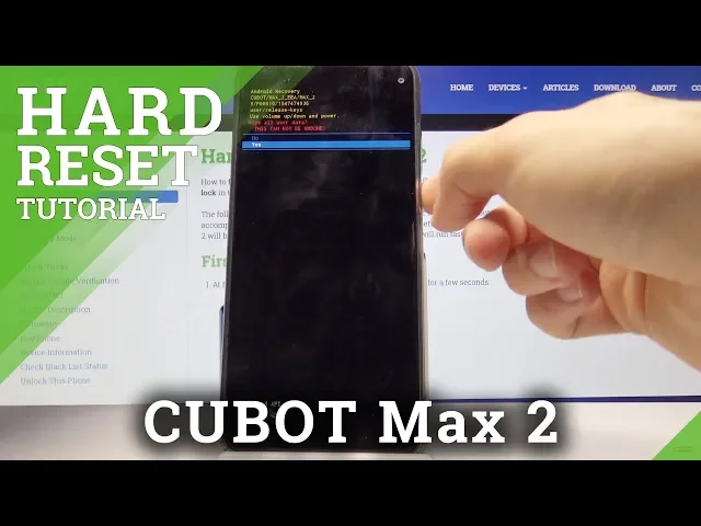Video thumbnail for Hard Reset CUBOT Max 2 - Wipe Data / Bypass Screen Lock