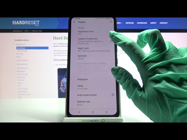 Video thumbnail for How to Turn On Auto Brightness on ASUS ZenFone 8 Flip – Auto Brightness Feature