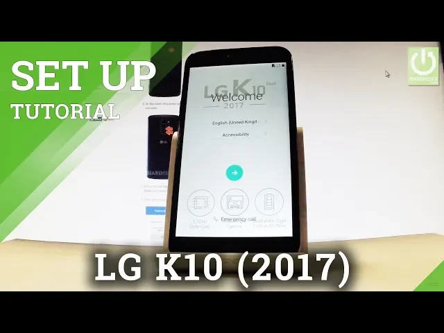 Video thumbnail for Initial Setup LG K10 (2017) - Beginner's Guide / LG Activation