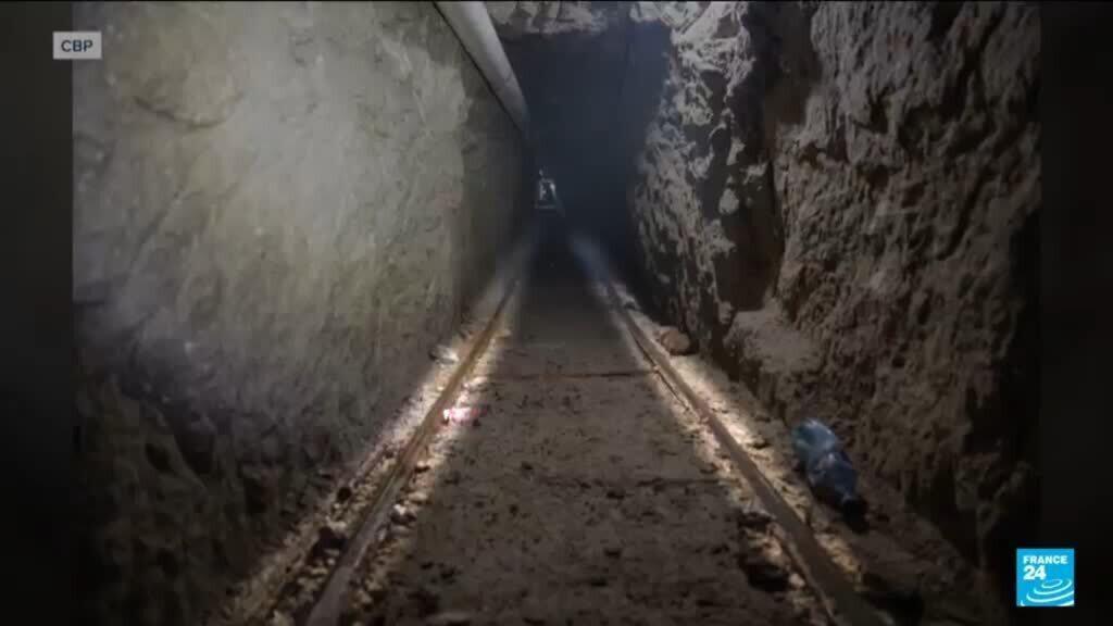 Video thumbnail for US finds huge tunnel on the Mexican border used to smuggle drugs