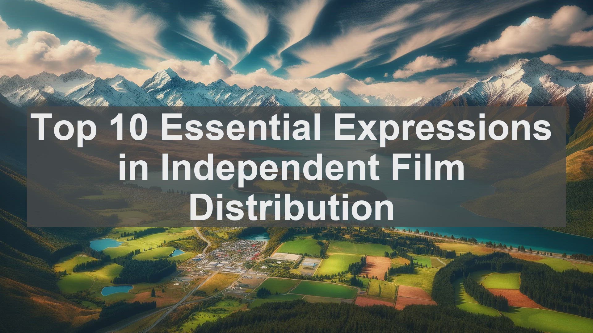 'Video thumbnail for Top 10 Essential Expressions in Independent Film Distribution'