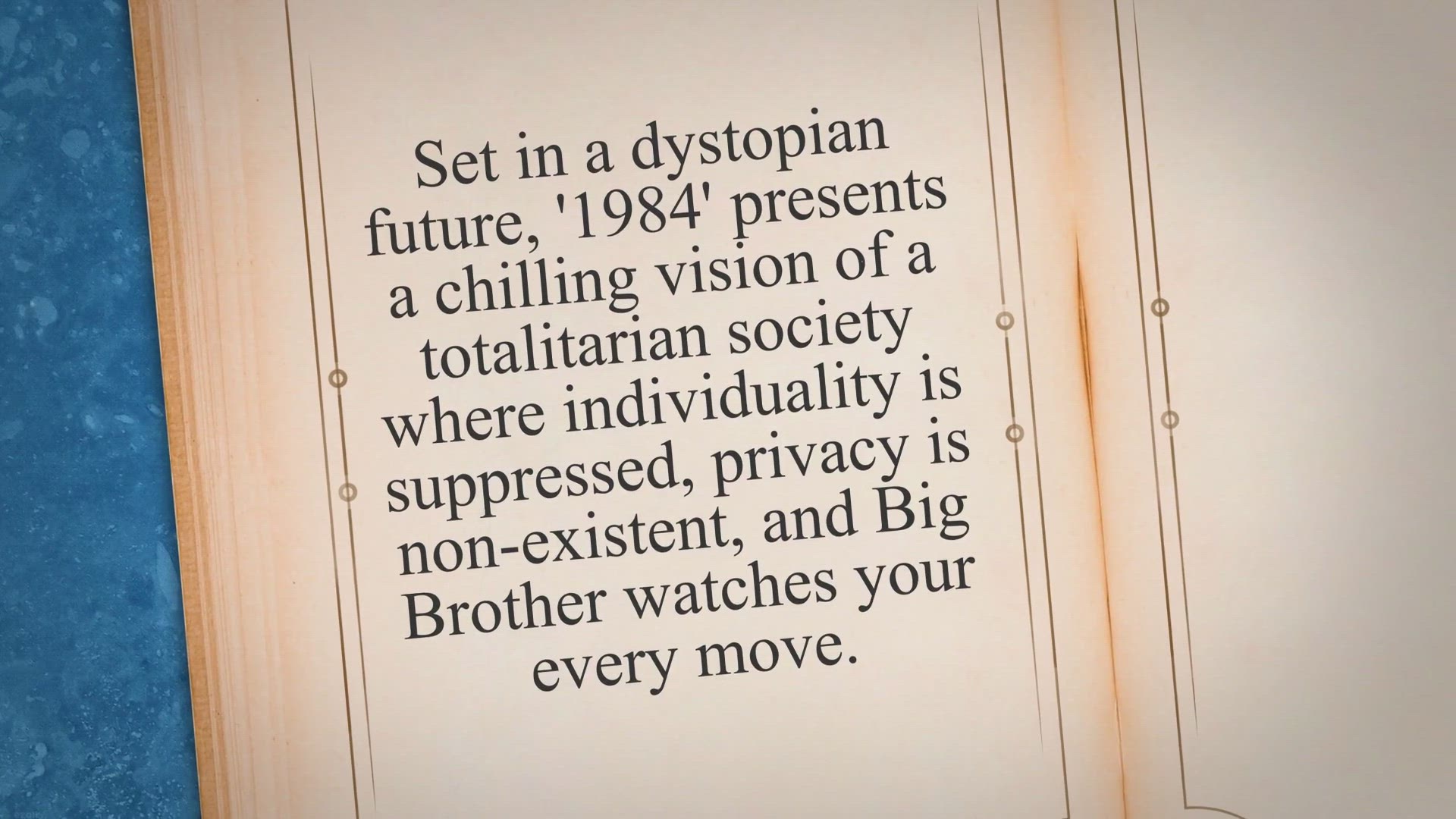 Video thumbnail for Inside the Dystopian World of '1984': Unveiling Key Events, Themes, and Impact on Society Today