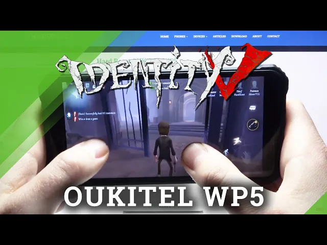 Video thumbnail for Oukitel WP5 - Gameplay of Indentity V | How it works!?