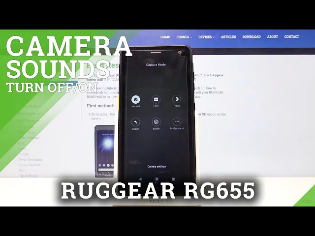 Video thumbnail for How to Enable / Disable Shutter Sound in RugGear RG655 – Turn On / Off Camera Sound