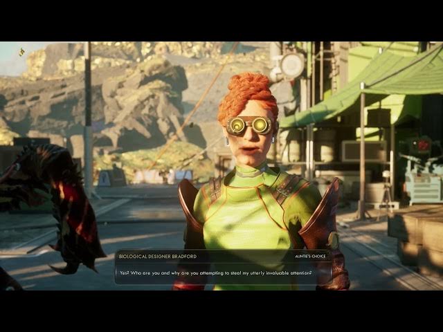 Video thumbnail for The Outer Worlds 2 - The Invocation of Inconclusive Innocence: Fort Endurance: Talk To Bradford