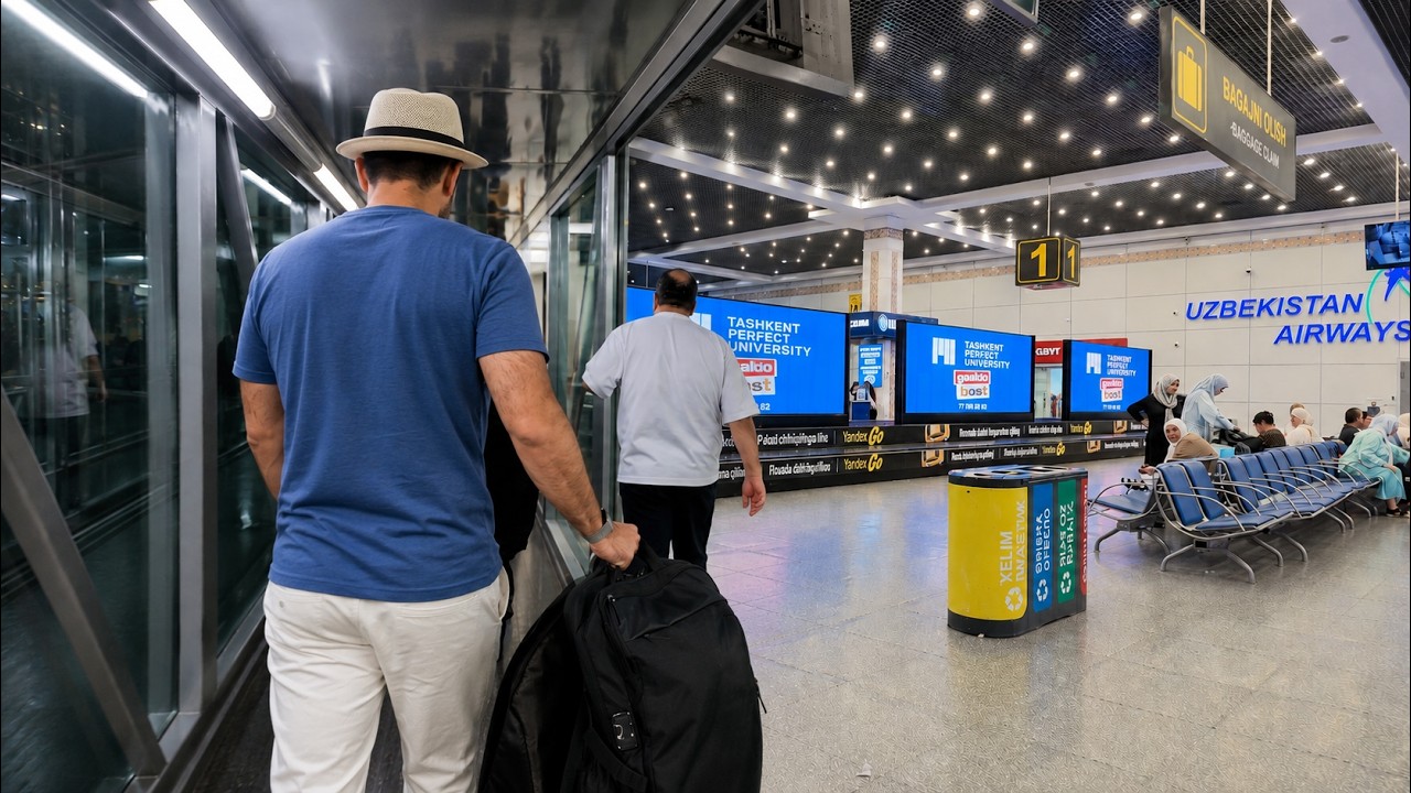 Video thumbnail for Uzbekistan Airport Arrival Guide 2026 | Tashkent Immigration, Customs & SIM Card