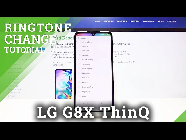 Video thumbnail for How to Change Ringtone in LG G8X ThinQ – Ringtone List
