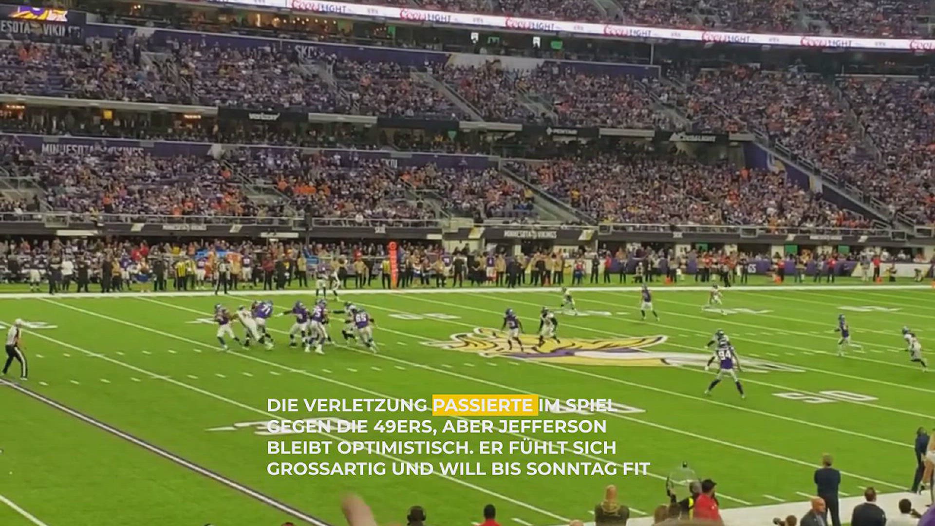 'Video thumbnail for Justin Jefferson gibt grünes Licht für Texans-Spiel trotz Verletzung'