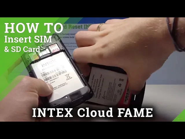 Video thumbnail for INTEX Cloud Fame 4G Insert Micro SIM & Micro SD