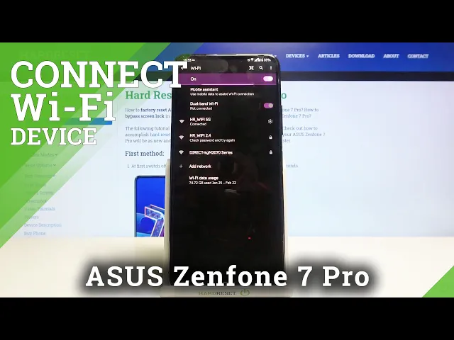 Video thumbnail for Wi-Fi Frequency - Set Up Wi-Fi Dual-Band on ASUS Zenfone 7 Pro