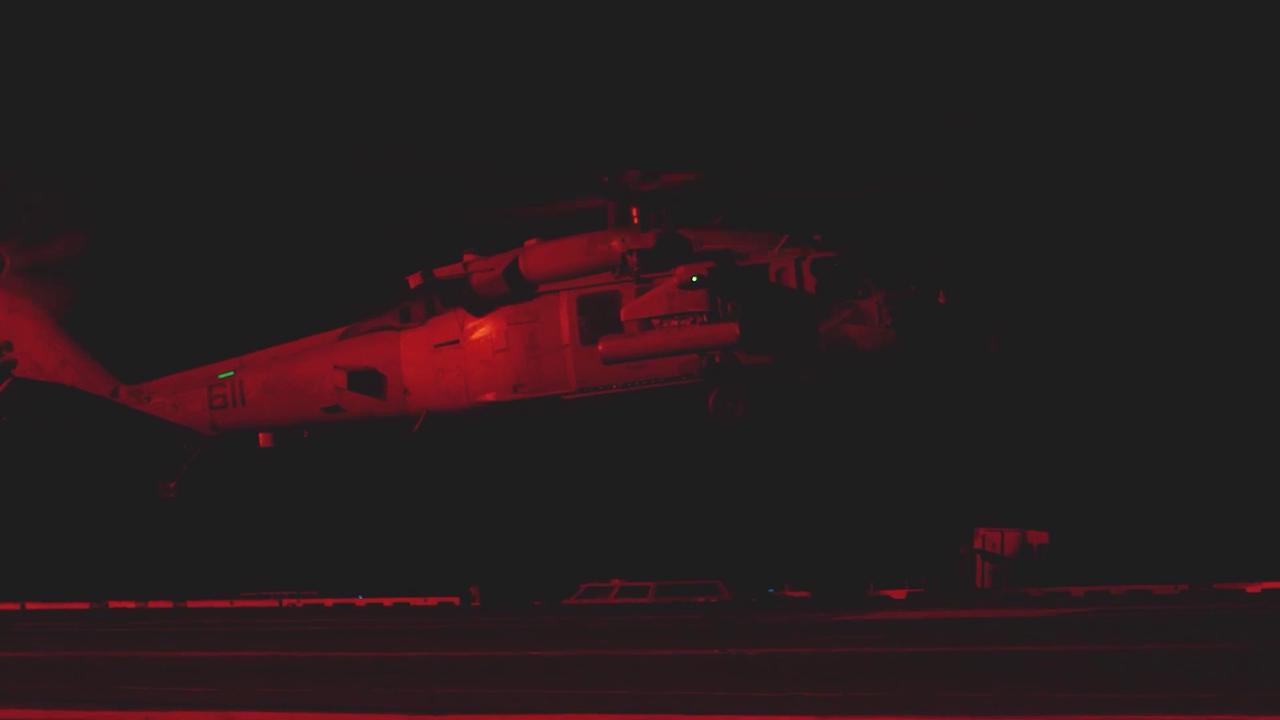 Video thumbnail for Iran: U.S. Nuclear-Powered Aircraft Carrier Conducts Flight Operations In Middle East.