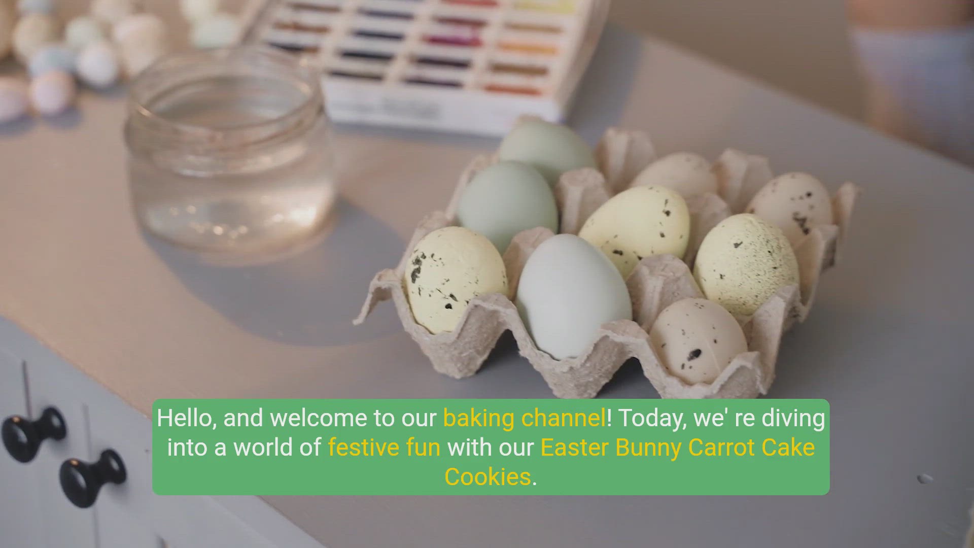 'Video thumbnail for Bake Festive Easter Bunny Carrot Cake Cookies in Just 5 Minutes!'