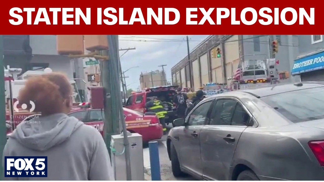 Video thumbnail for 16 injured in explosion on Staten Island