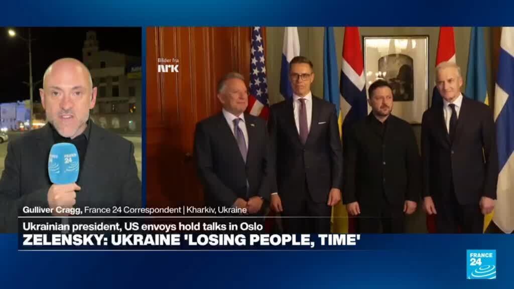 Video thumbnail for Zelensky meets Witkoff as US-Ukraine relations sink to new lows