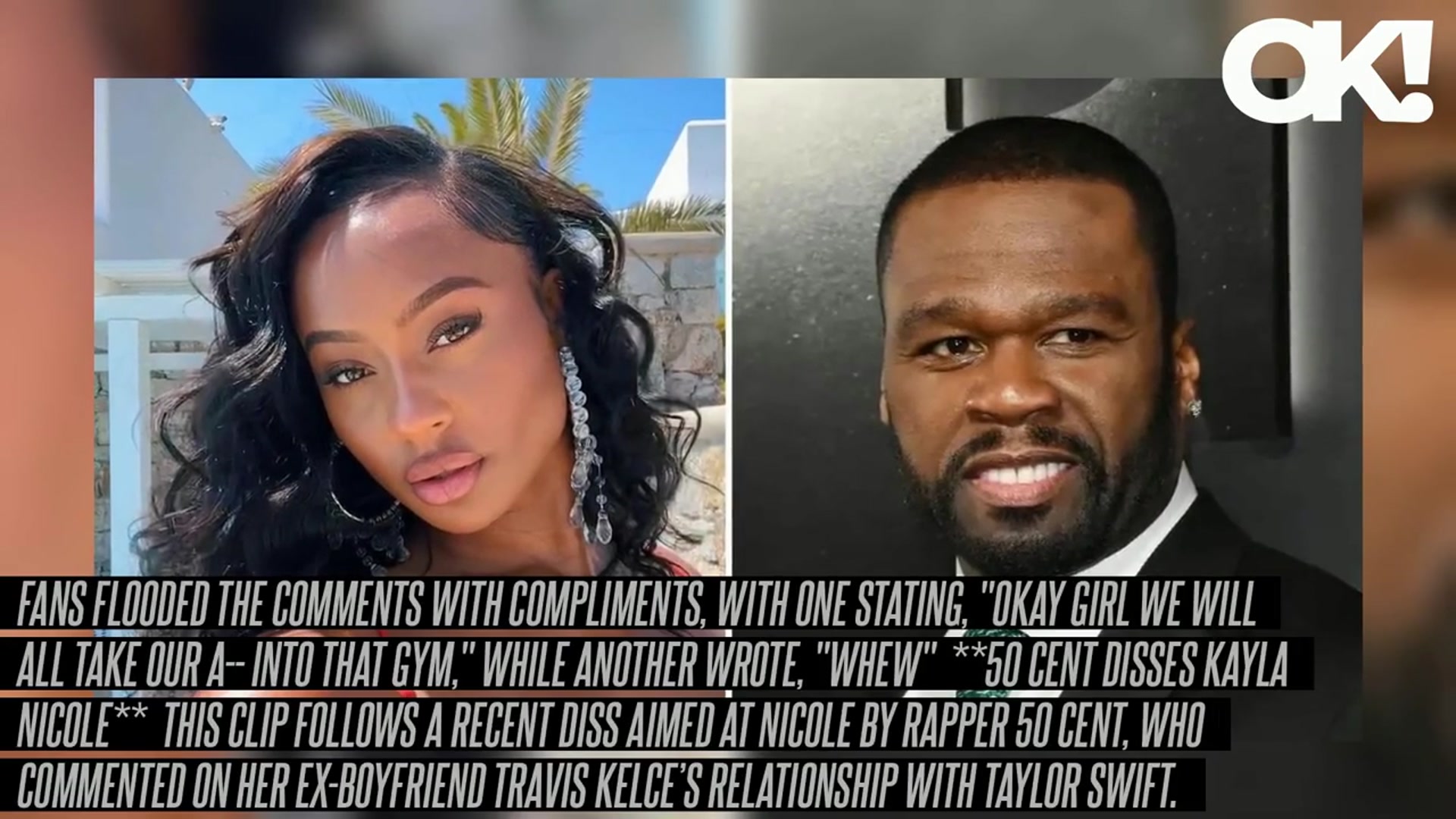 'Video thumbnail for Travis Kelce's Ex Kayla Nicole Flaunts Her Curves in Tiny String Bikini After 50 Cent's Brutal Diss: Photos'