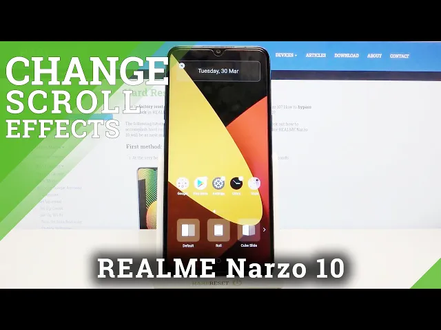 Video thumbnail for How to Change Scroll Effects on Home Screen on REALME Narzo 10 – Scrolling Effects