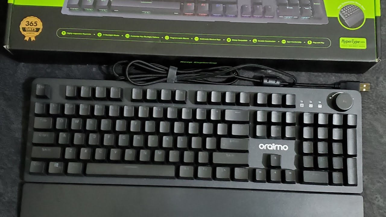 Video thumbnail for Oraimo HyperType Mechanical Keyboard Real Review
