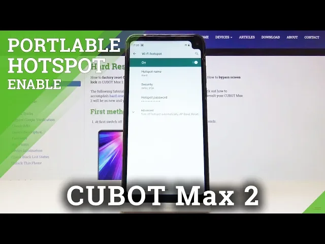 Video thumbnail for Portable Hotspot in CUBOT Max 2 - Network Access Point