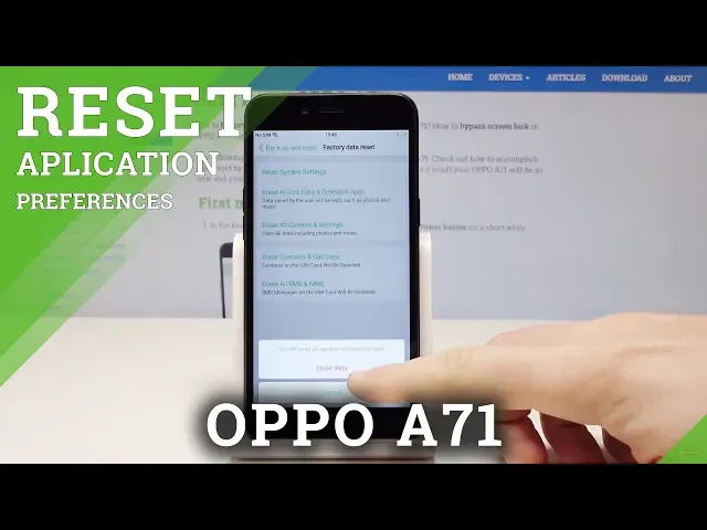 Video thumbnail for How to Reset App Data in OPPO A71 - Erase Apps & Apps Data