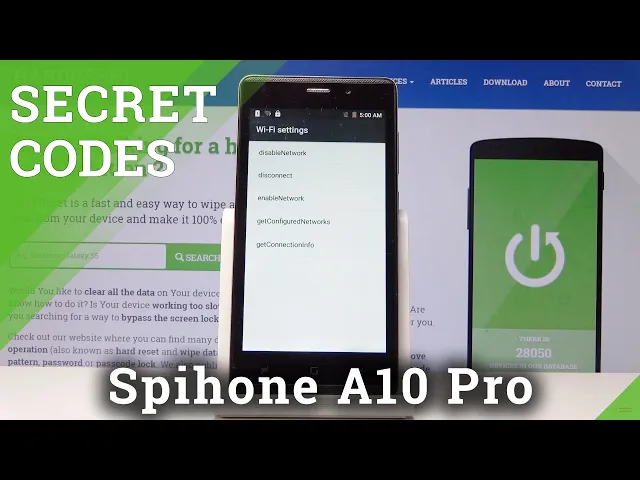 Video thumbnail for SECRET CODES for SPIPHONE A10 Pro - Secret Options / Hidden Mode