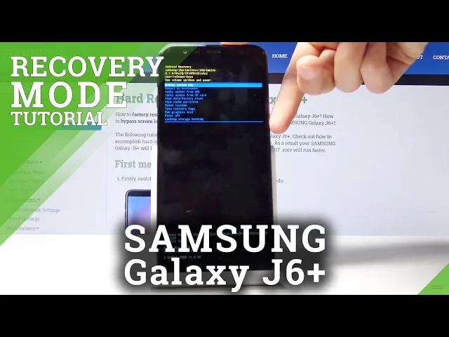 Video thumbnail for How to Enter Recovery Mode in SAMSUNG Galaxy J6+