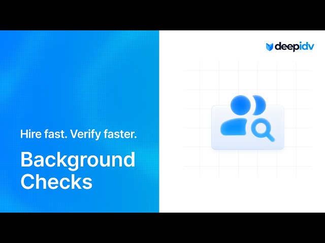 Video thumbnail for deepidv - Every Check Explained - Background, Education, Criminal, Identity & More