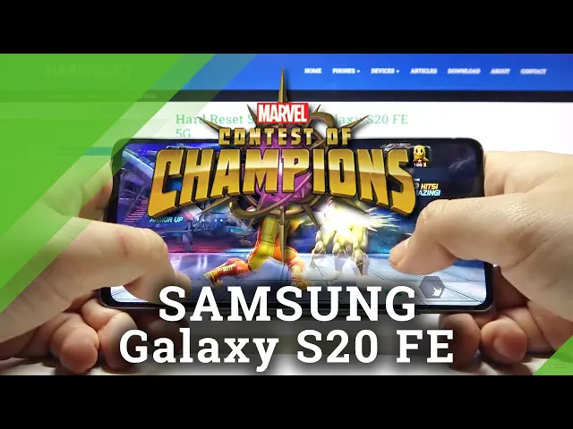 Video thumbnail for Samsung Galaxy S20 FE 5G - Marvel Contest Of Champions Game Review