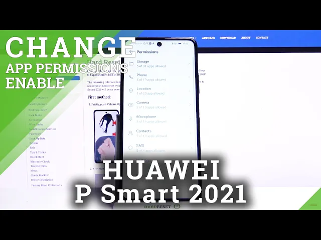 Video thumbnail for How to Allow App Permissions in HUAWEI P Smart 2021 – Permission Manager