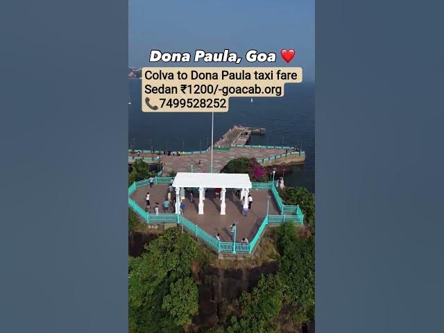 Video thumbnail for colva to Dona Paula taxi fare Sedan ₹1200/- suv₹1600/- Colva taxi service, Goa Miles, goacab.org