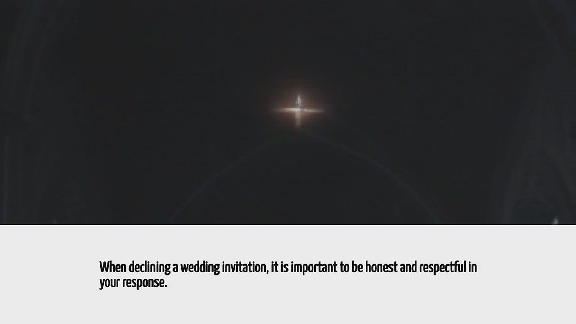 Video thumbnail for How To Decline A Wedding Invitation