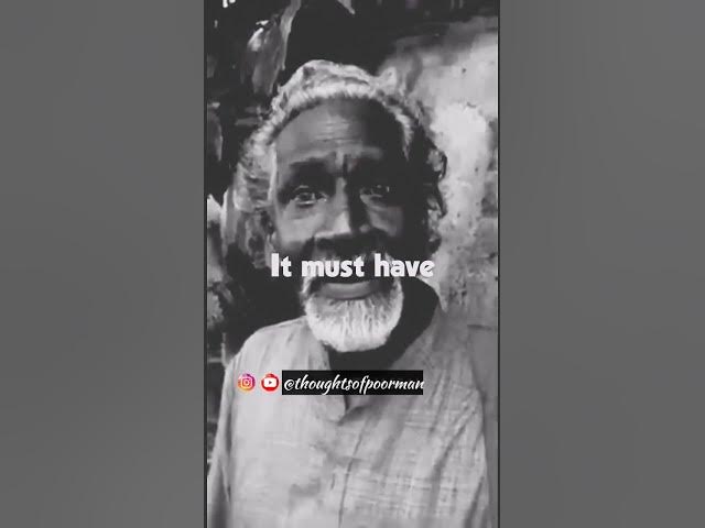 Video thumbnail for Education is not amount information #thoughtsofpoorman #true #truth #oldman #oldisgold #trends