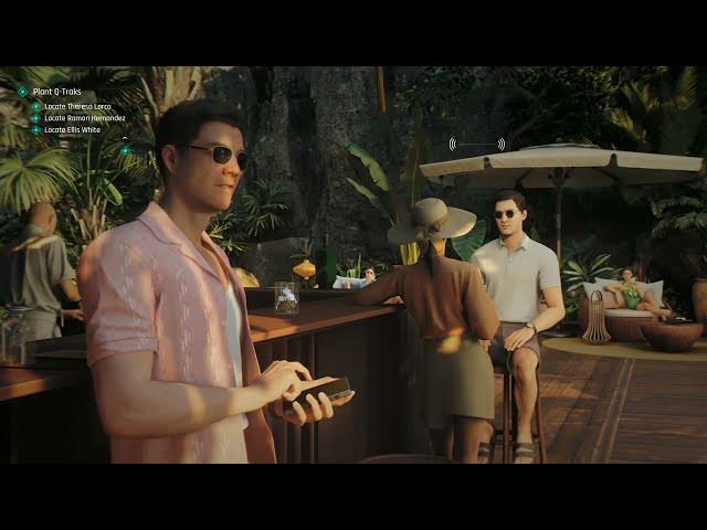 Video thumbnail for 007 First Light - Time To Die: The Velvet Lantern Bar: Eavesdrop On Couple | Pickpocket Party Flyer