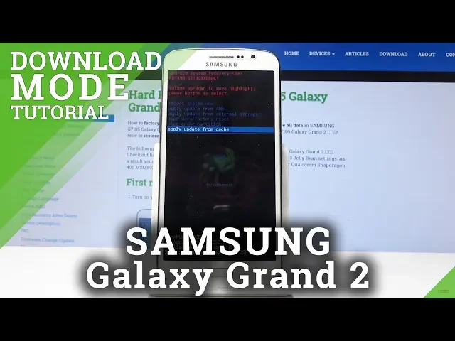 Video thumbnail for How to Enable Download Mode in Samsung Galaxy Grand 2 - Boot into Download Mode