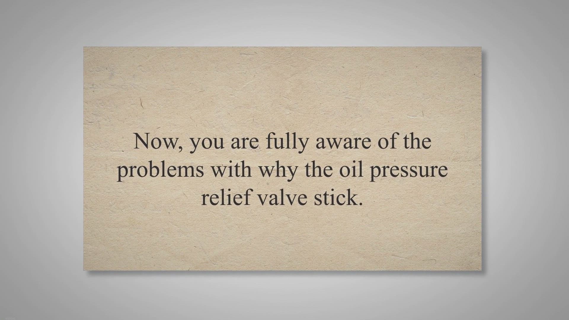 Video thumbnail for Troubleshooting 101: How to Unstick Your Oil Pressure Relief Valve and Keep Your Engine Running Smoothly