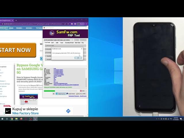 Video thumbnail for How to Bypass Google Account Verification on SAMSUNG Galaxy M33 | Unlock FRP Samsung 2023 Method