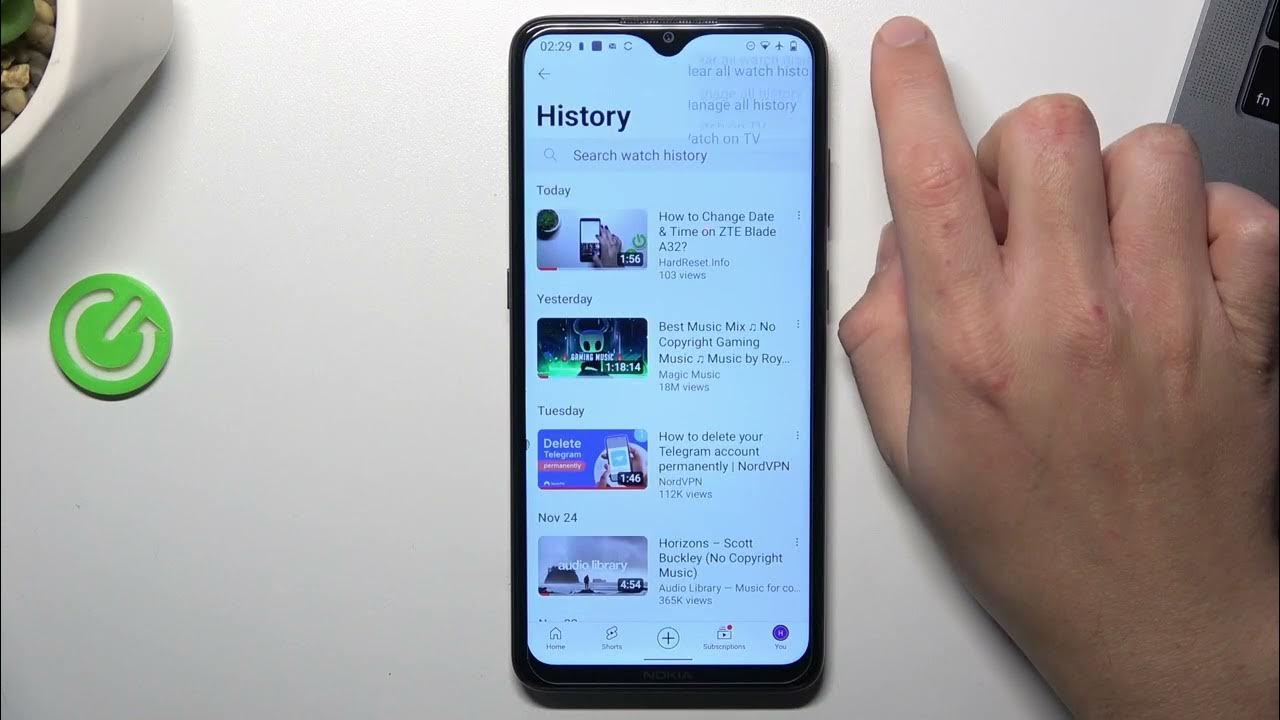 Video thumbnail for How to Delete YouTube History on Android