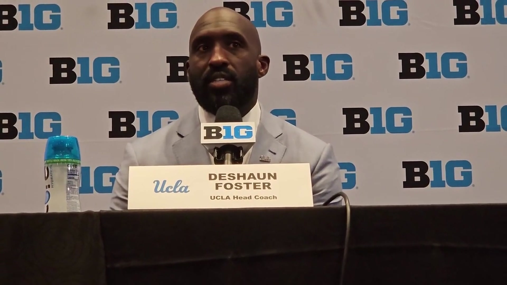 'Video thumbnail for UCLA Head Football Coach DeShaun Foster on Second Year in Big Ten'