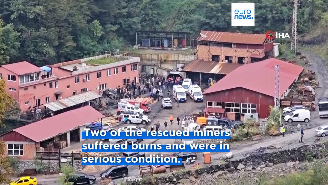 Video thumbnail for Trapped miner in coal mine in Turkey confirmed dead, bringing death toll to three
